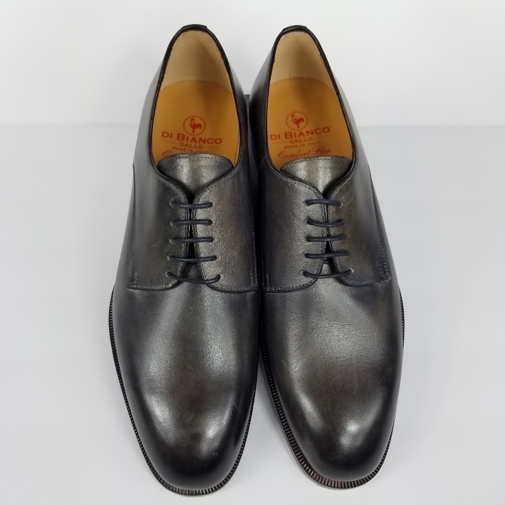 Scarpe Di Bianco Asphalt Grey Size 9 Lace-up Shoe - Picture 12 of 12
